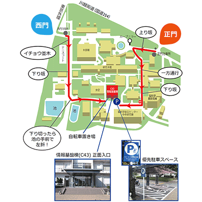 研究所内配置図